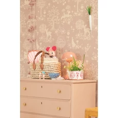 Kép 3/11 - Majvillan Bájos őzikés lila vlies gyerek tapéta Summer Fields Dreamy Lilac 53 cm X 10 m