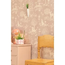 Kép 8/11 - Majvillan Bájos őzikés lila vlies gyerek tapéta Summer Fields Dreamy Lilac 53 cm X 10 m