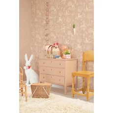 Kép 7/11 - Majvillan Bájos őzikés lila vlies gyerek tapéta Summer Fields Dreamy Lilac 53 cm X 10 m