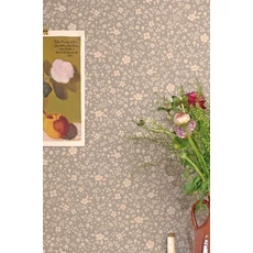 Kép 6/8 - Majvillan Apró virágos szürkéskék vlies gyerek tapéta Flora Dusty Blue 53 cm X 10 m