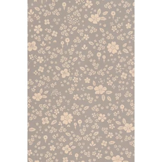 Kép 8/8 - Majvillan Apró virágos szürkéskék vlies gyerek tapéta Flora Dusty Blue 53 cm X 10 m