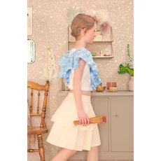 Kép 9/11 - Majvillan Apró virágos lila vlies gyerek tapéta Flora Dreamy Lilac 53 cm X 10 m