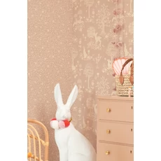 Kép 10/11 - Majvillan Apró virágos lila vlies gyerek tapéta Flora Dreamy Lilac 53 cm X 10 m