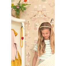 Kép 8/8 - Majvillan Hableányos bézs vlies gyerek tapéta Mermaid Reef Sandy Beige 53 cm X 10 m