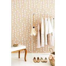 Kép 2/3 - Majvillan Gyapotvirágos púder vlies tapéta Sweet Cotton Soft Pink 53 cm X 10 m