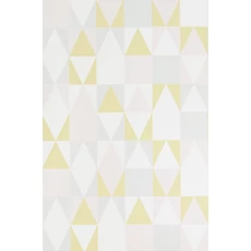 Kép 1/3 - Majvillan Geometrikus modern rózsaszín-sárga vlies tapéta Alice Pink-Yellow 53 cm X 10 m