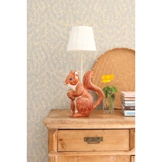 Kép 17/28 - Majvillan Levélmintás kék vlies tapéta French Blond Sea Breeze Blue 53 cm X 10 m