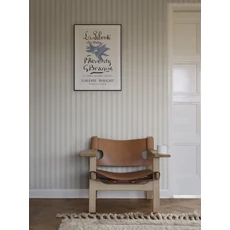 Kép 2/7 - Sandberg Klasszikus csíkos kék vlies tapéta Gustav Light Blue 53 cm X 10 m