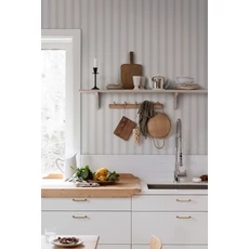 Kép 4/7 - Sandberg Klasszikus csíkos kék vlies tapéta Gustav Light Blue 53 cm X 10 m