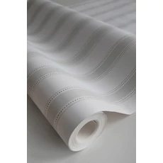 Kép 7/7 - Sandberg Klasszikus csíkos zöld vlies tapéta Gustav Light Green 53 cm X 10 m