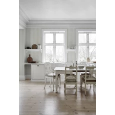 Kép 4/7 - Sandberg Klasszikus csíkos zöld vlies tapéta Gustav Light Green 53 cm X 10 m