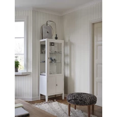 Kép 2/7 - Sandberg Klasszikus csíkos zöld vlies tapéta Gustav Light Green 53 cm X 10 m