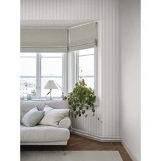 Kép 3/6 - Sandberg Klasszikus csíkos szürke vlies tapéta Gustav Light Gray 53 cm X 10 m