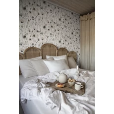 Kép 2/4 - Sandberg Vadvirágos modern barna vlies tapéta Lo Hazel 53 cm X 10 m