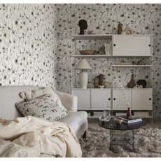 Kép 4/4 - Sandberg Vadvirágos modern barna vlies tapéta Lo Hazel 53 cm X 10 m