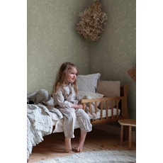 Kép 2/6 - Sandberg Erdő állatai zöld vlies gyerek tapéta Hollie Pistachio 53 cm X 10 m