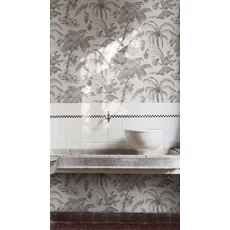 Kép 6/6 - Sandberg Egzotikus dzsungel mintás bézs vlies tapéta Moa Sandstone 53 cm X 10 m