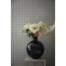 Kép 2/2 - Sandberg Kockás klasszikus zöld vlies tapéta Herman Green 53 cm X 10 m