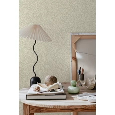 Kép 3/5 - Sandberg Levélmintás modern zöld vlies tapéta Sigfrid Spring Green 53 cm X 10 m