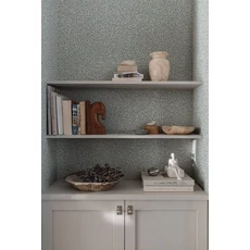 Kép 3/4 - Sandberg Levélmintás modern kék vlies tapéta Sigfrid Indigo Blue 53 cm X 10 m