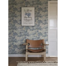 Kép 2/9 - Sandberg Modern fa mintás világoskék vlies tapéta Raphael Light Blue 53 cm X 10 m