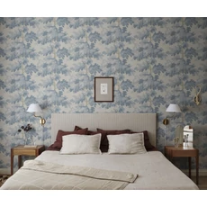 Kép 3/9 - Sandberg Modern fa mintás világoskék vlies tapéta Raphael Light Blue 53 cm X 10 m