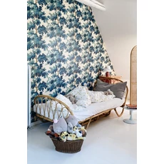 Kép 6/8 - Sandberg Modern fa mintás kék vlies tapéta Raphael Blue 53 cm X 10 m