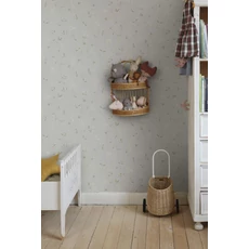 Kép 7/8 - Sandberg Romantikus virágindás kék vlies tapéta Sanna Light Blue 53 cm X 10 m