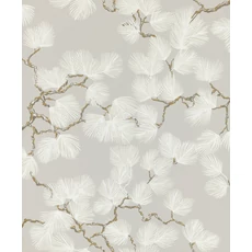 Kép 1/9 - Sandberg Fenyő mintás modern szürke vlies tapéta Pine Gray 53 cm X 10 m