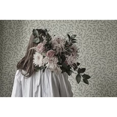 Kép 5/5 - Sandberg Modern levélmintás zöld vlies tapéta Karolina Green 53 cm X 10 m