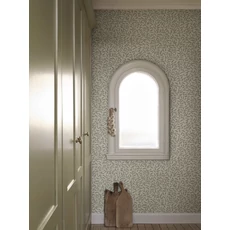 Kép 3/5 - Sandberg Modern levélmintás zöld vlies tapéta Karolina Green 53 cm X 10 m