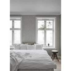 Kép 4/7 - Sandberg Modern levélmintás kék vlies tapéta Karolina Blue 53 cm X 10 m