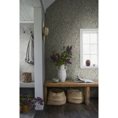 Kép 2/2 - Sandberg Elegáns virágos zöld-bézs vlies tapéta Elin Sage Green 53 cm X 10 m