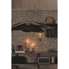 Kép 5/8 - Sandberg Klematisz mintás vintage zöld vlies tapéta Linnea Garden Green 53 cm X 10 m