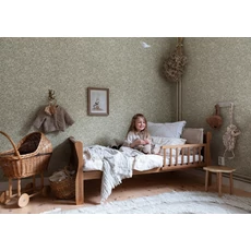 Kép 6/6 - Sandberg Klematisz mintás vintage zöld vlies tapéta Garden Green 53 cm X 10 m