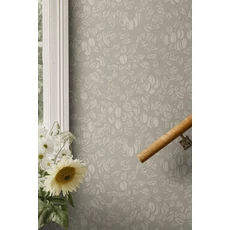 Kép 5/5 - Sandberg Szilva mintás pasztell zöld vlies tapéta Emrik Sage Green 53 cm X 10 m