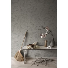 Kép 2/3 - Sandberg Elegáns nád mintás kék vlies tapéta Anna Blue 53 cm X 10 m