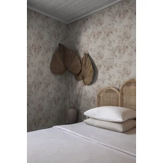 Kép 2/3 - Sandberg Bambusz mintás modern bordó vlies tapéta Jon Burgundy 53 cm X 10 m