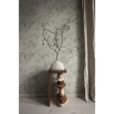 Kép 2/3 - Sandberg Bambusz mintás modern oliva zöld vlies tapéta Jon Olive Green 53 cm X 10 m