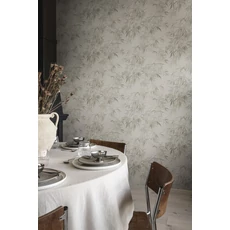 Kép 3/3 - Sandberg Bambusz mintás modern oliva zöld vlies tapéta Jon Olive Green 53 cm X 10 m