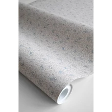 Kép 3/3 - Sandberg Apró virágos romantikus kék vlies tapéta Stella Misty blue 53 cm X 10 m