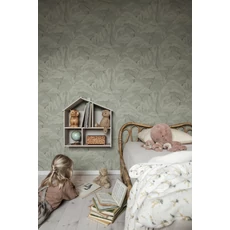 Kép 4/4 - Sandberg Elegáns fa mintás zöld vlies tapéta Kristoffer Sage Green 53 cm X 10 m