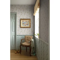 Kép 3/5 - Sandberg Írisz mintás sárga vlies tapéta Iris Amber 53 cm X 10 m