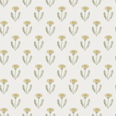 Kép 1/7 - Sandberg Pitypang mintás skandináv zöld vlies tapéta Maskrosen Spring Green 53 cm X 10 m
