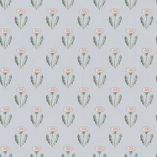 Kép 1/5 - Sandberg Pitypang mintás skandináv kék vlies tapéta Maskrosen Soft Blue 53 cm X 10 m