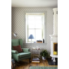 Kép 2/7 - Sandberg Pitypang mintás skandináv rózsaszín vlies tapéta Maskrosen Pink 53 cm X 10 m