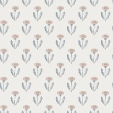 Kép 1/7 - Sandberg Pitypang mintás skandináv rózsaszín vlies tapéta Maskrosen Pink 53 cm X 10 m