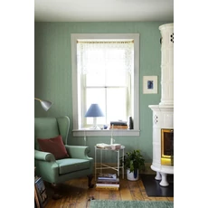 Kép 3/6 - Sandberg Modern keskeny csíkos zöld vlies tapéta Brita Emerald 53 cm X 10 m