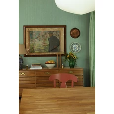 Kép 4/6 - Sandberg Modern keskeny csíkos zöld vlies tapéta Brita Emerald 53 cm X 10 m