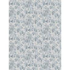 Kép 4/4 - Sandberg Levélmintás modern kék vlies tapéta Kersti Blue 53 cm X 10 m